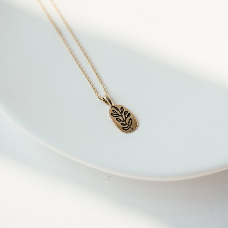 Olive Branch Necklace - Image 3