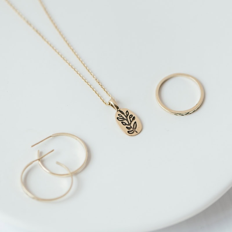 Olive Branch Necklace - Image 4