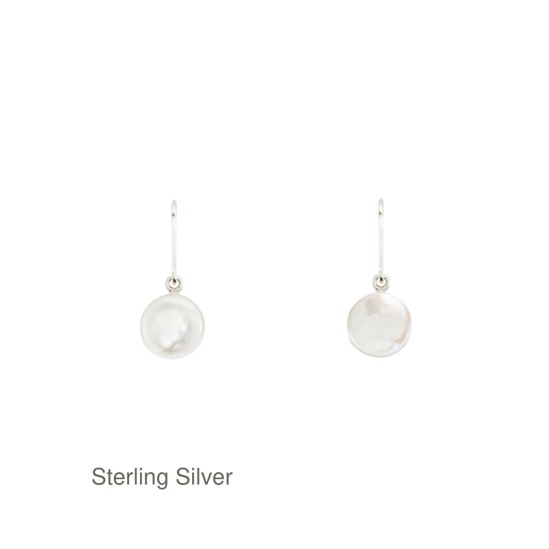 Coin Pearl Earrings - Image 3