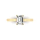 Flawless Emerald Cut Ring - Image 3