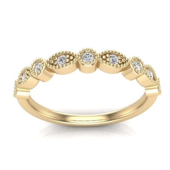 Vintage Half Eternity Band