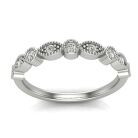 Vintage Half Eternity Band - Image 6