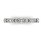 Vintage Half Eternity Band - Image 8