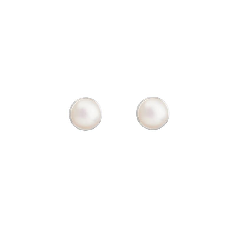 Elegant Pearl Studs - Image 3