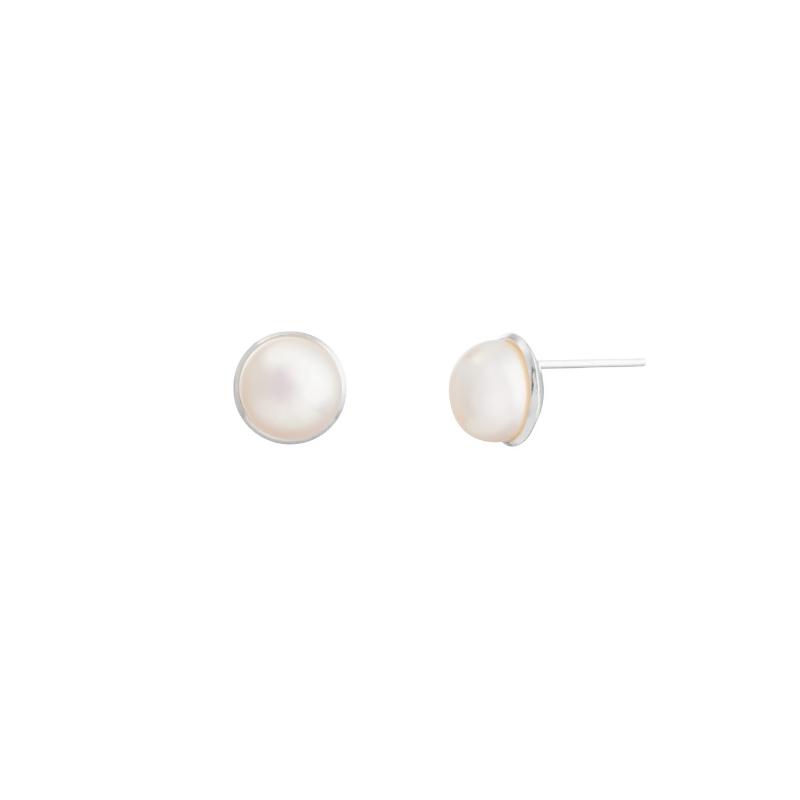 Elegant Pearl Studs - Image 4