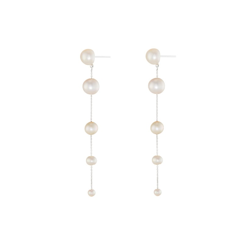 Fading Pearl Drop Earrings - Image 7