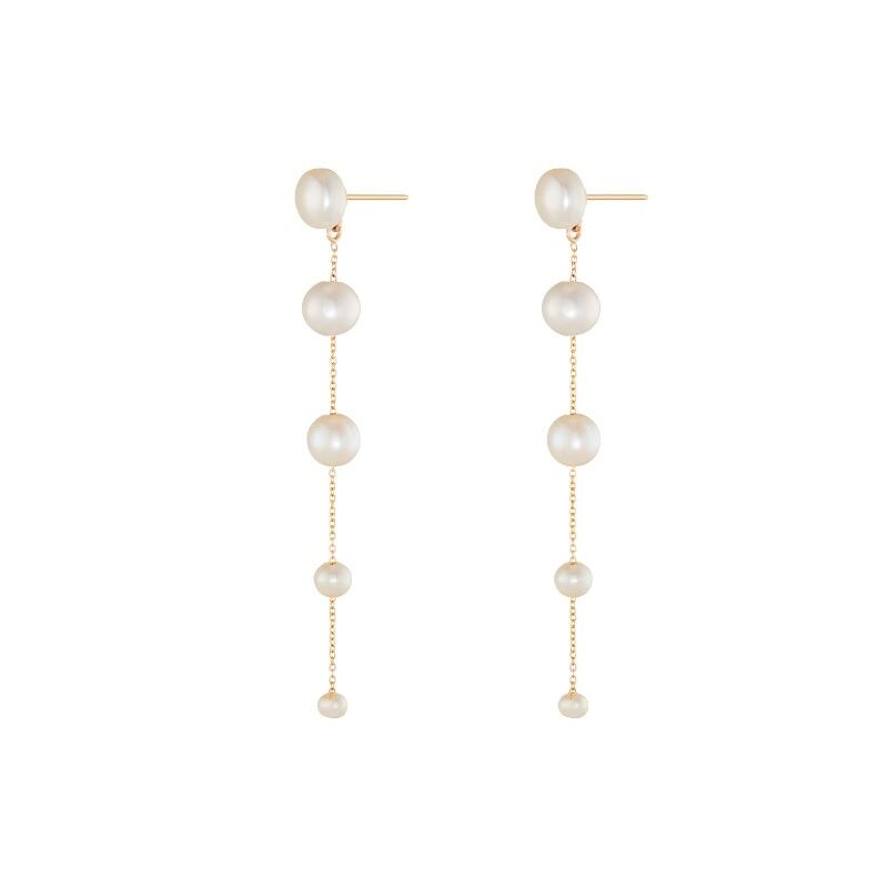 Fading Pearl Drop Earrings - Image 5