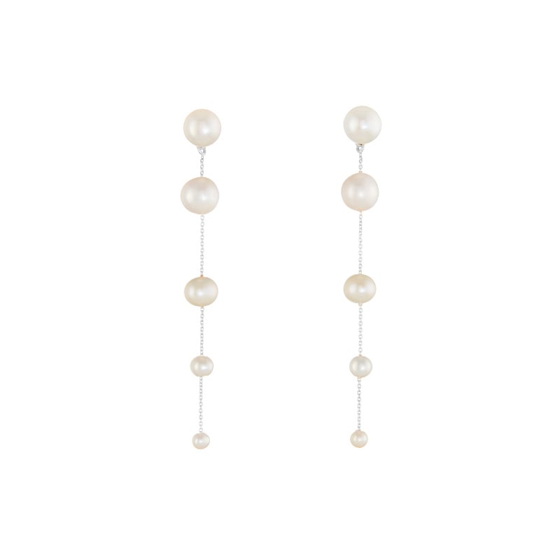 Fading Pearl Drop Earrings - Image 8