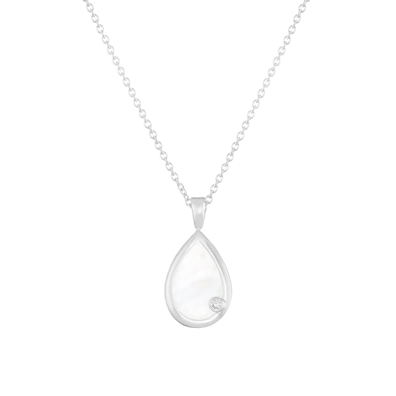Mother-of-Pearl Drop Necklace - Image 6
