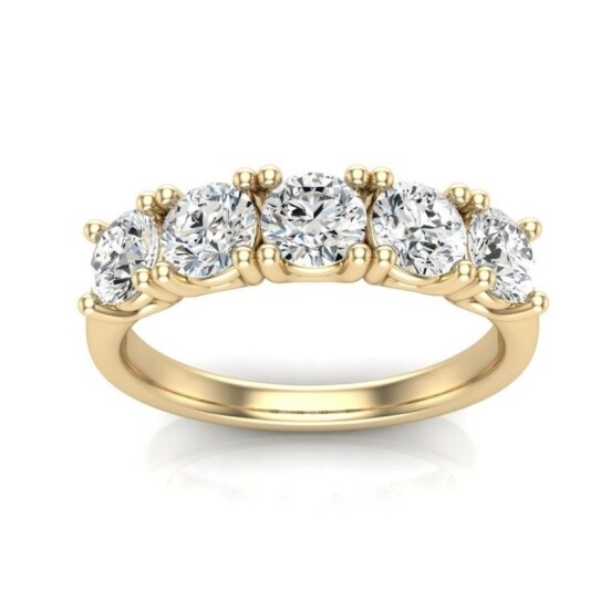 5 Stone Engagement Ring