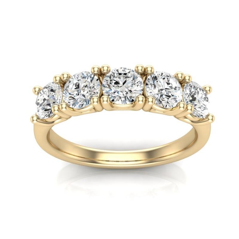 5 Stone Engagement Ring