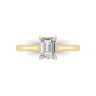 Flawless Emerald Cut Ring - Image 3
