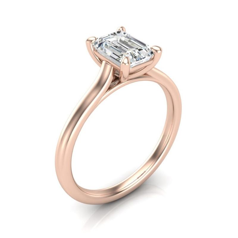 Flawless Emerald Cut Ring - Image 12