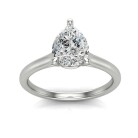 Pear Solitaire Engagement Ring - Image 6