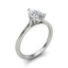 Pear Solitaire Engagement Ring - Image 7