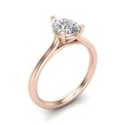 Pear Solitaire Engagement Ring - Image 12