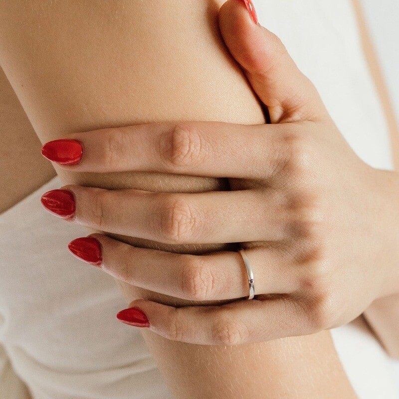 Delicate Birthstone Ring