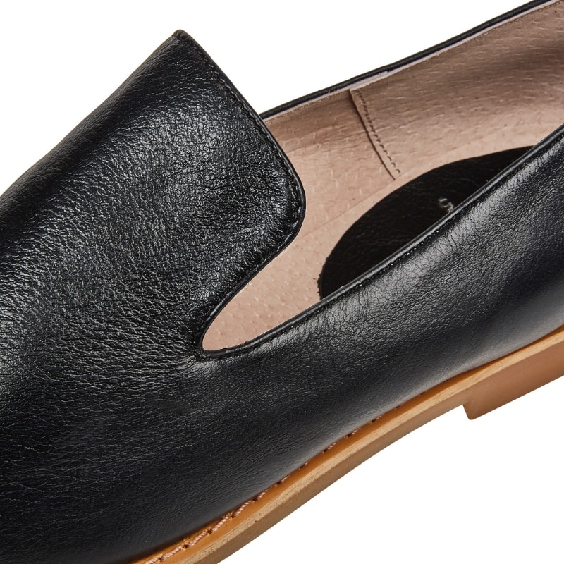 French Leather Loafers - Black - Image 13