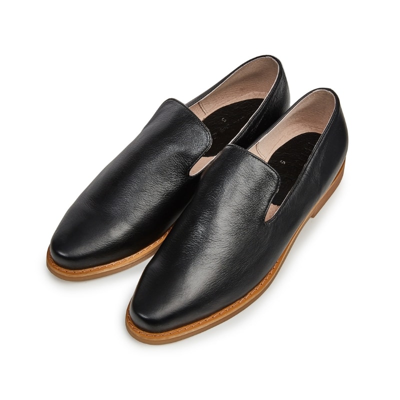 French Leather Loafers - Black - Image 8