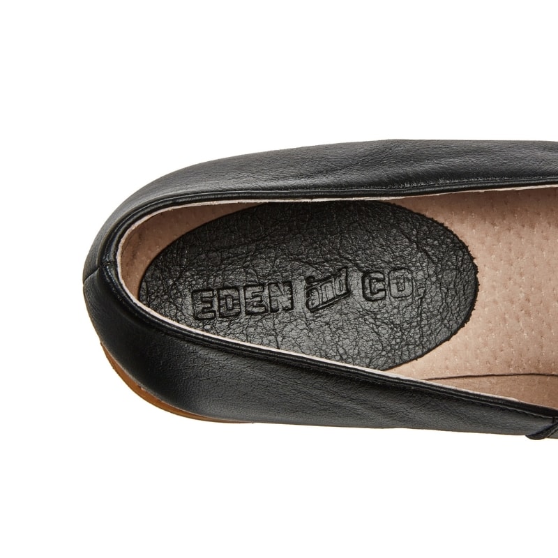 French Leather Loafers - Black - Image 9