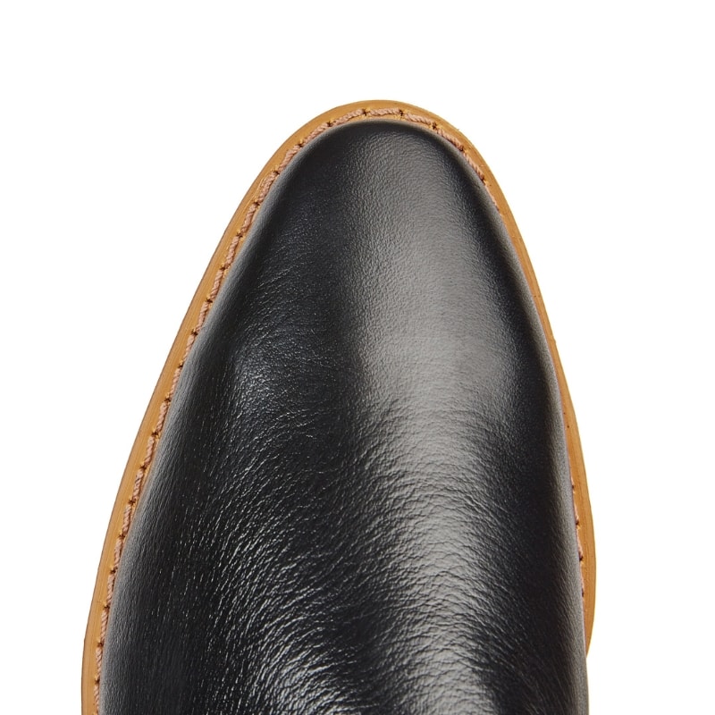 French Leather Loafers - Black - Image 10