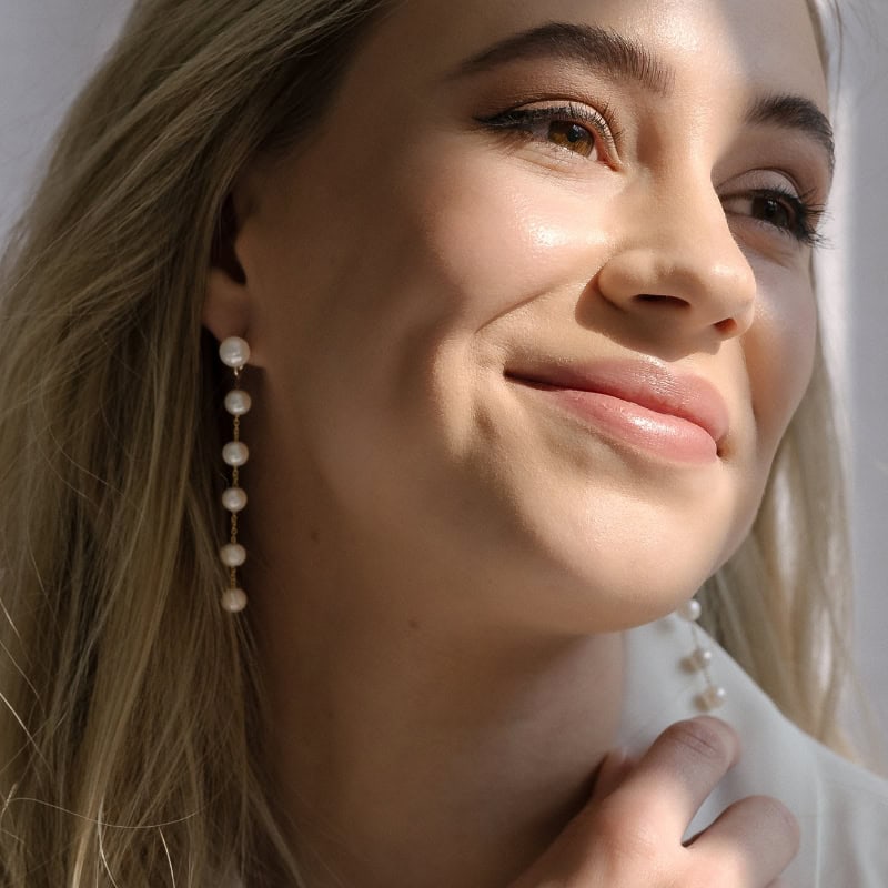 String of Pearls Earrings - Image 3