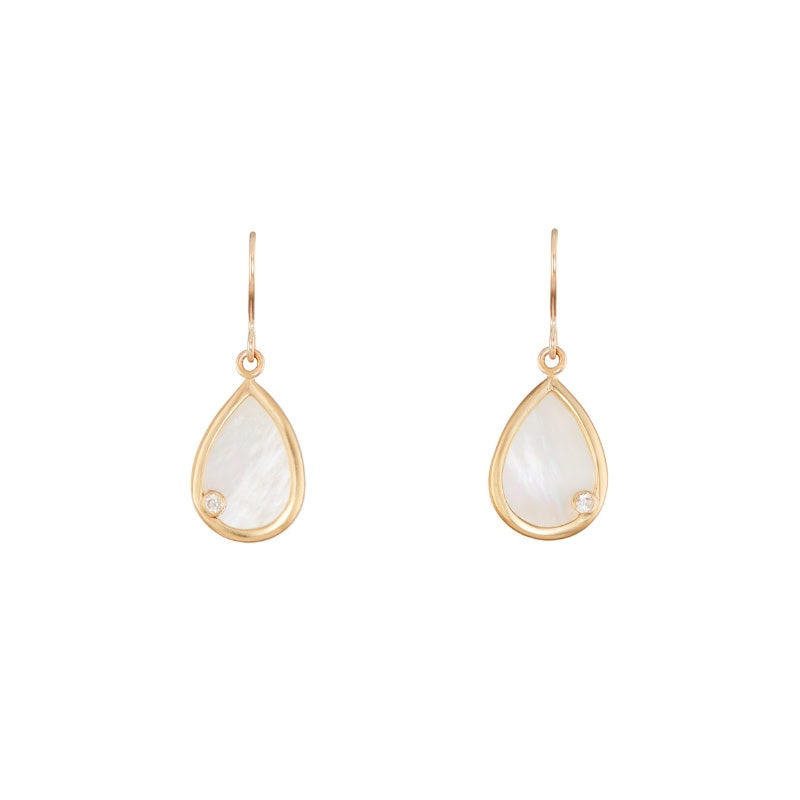 Mother-of-Pearl Drop Earrings - Image 6