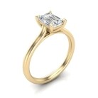 Flawless Emerald Cut Ring - Image 2