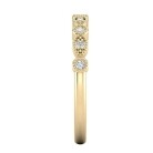 Vintage Half Eternity Band - Image 4