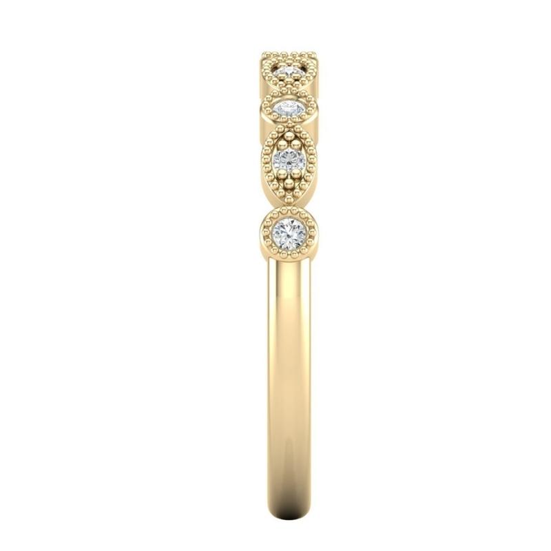 Vintage Half Eternity Band - Image 4
