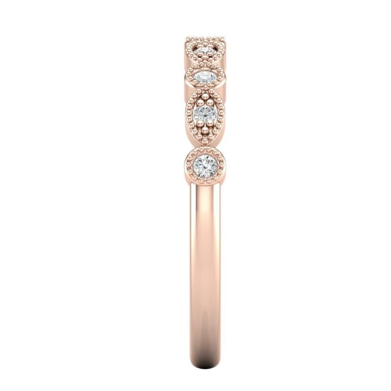 Vintage Half Eternity Band - Image 14