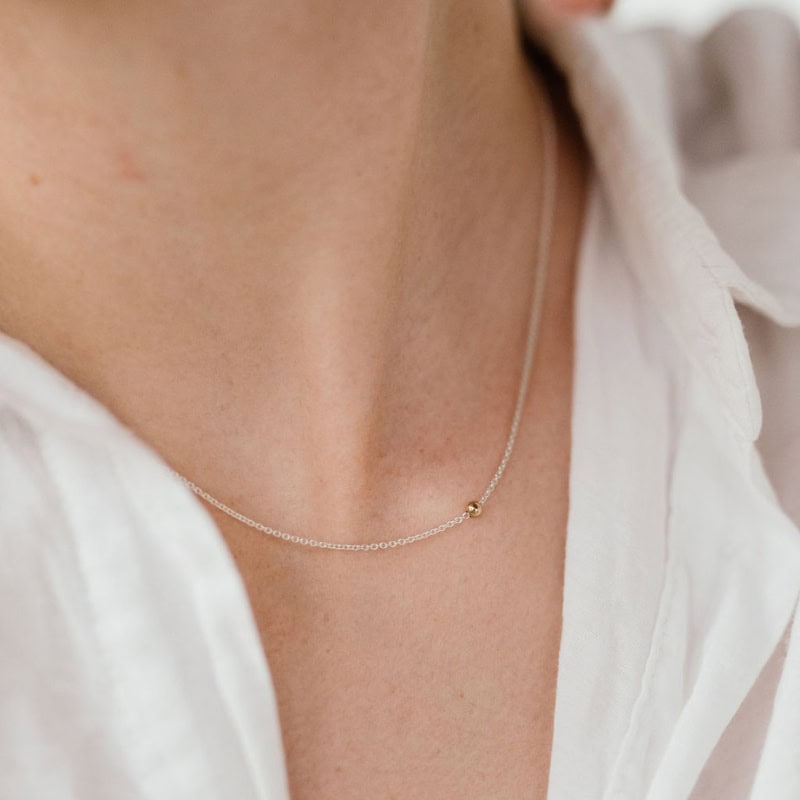 Mustard Seed Necklace and Bracelet Set - Image 3