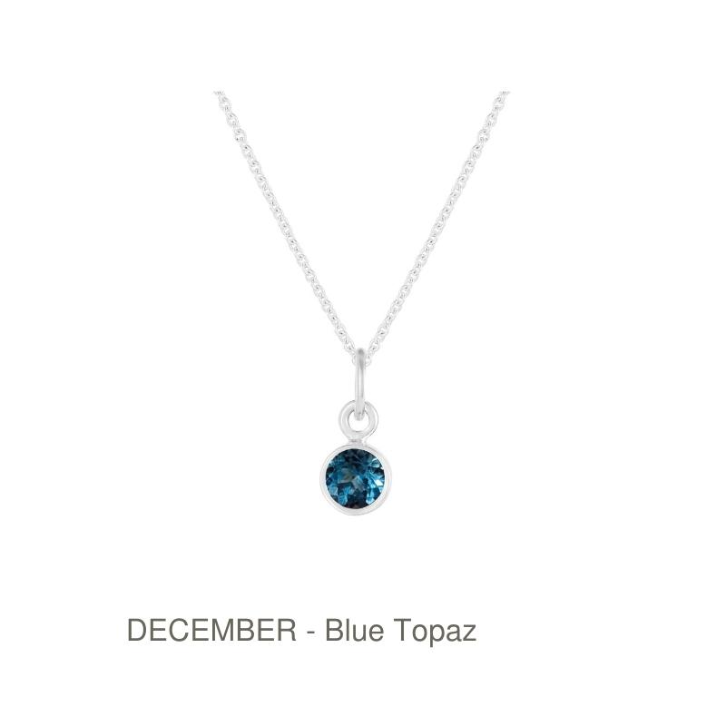 Bezel Birthstone Necklace - Image 15