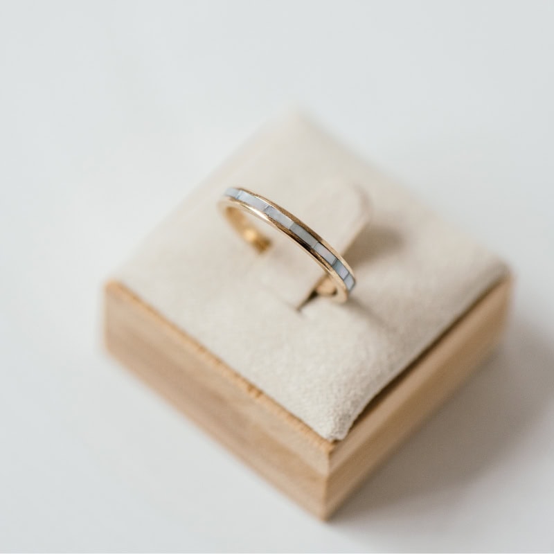 Mother-of-Pearl Inlay Ring - Image 3