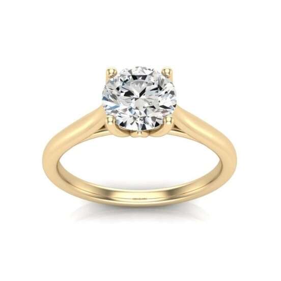 Bloom Love Solitaire Engagement Ring