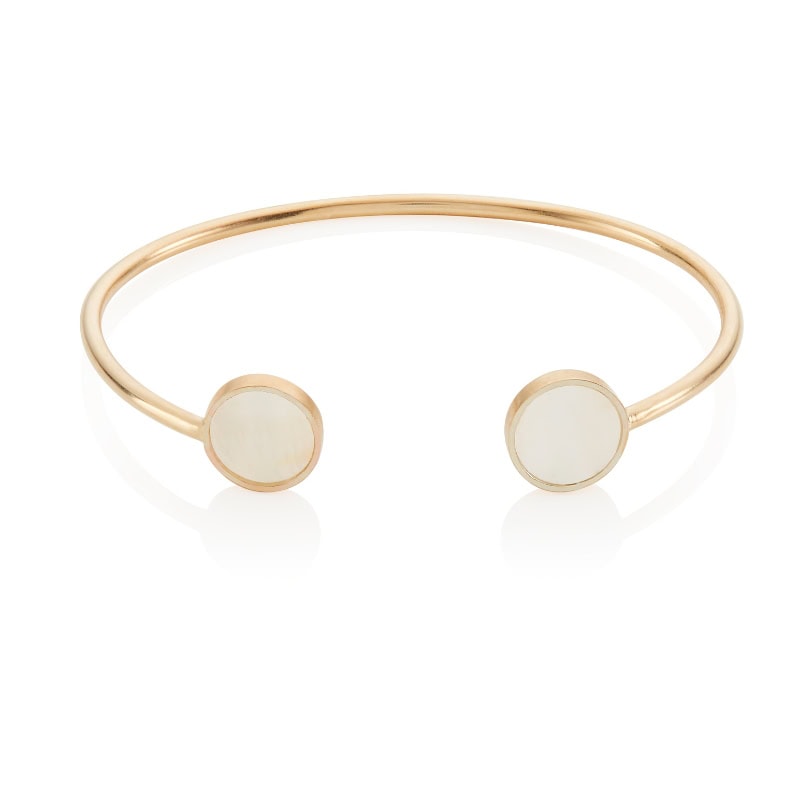 Mother-of-Pearl Circular Bangle - Image 5