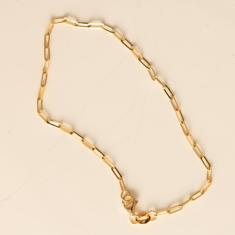 Dainty Paperclip Bracelet - Image 3
