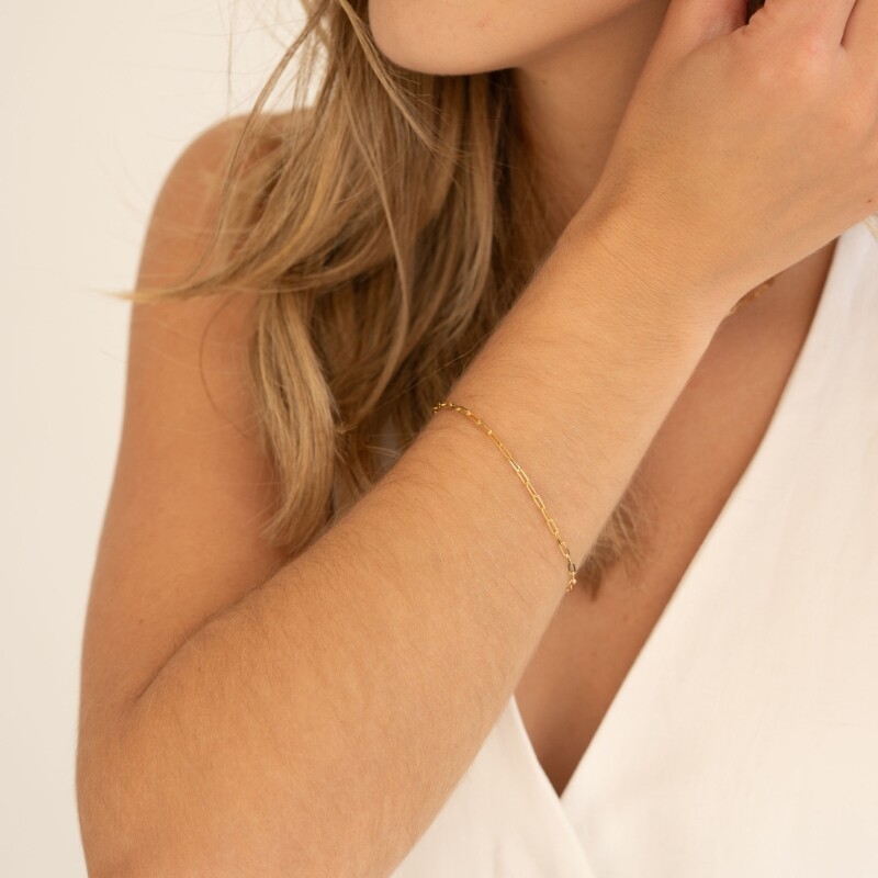 Dainty Paperclip Bracelet - Image 4