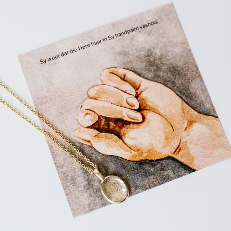 Personalised Fingerprint Necklace - Image 5