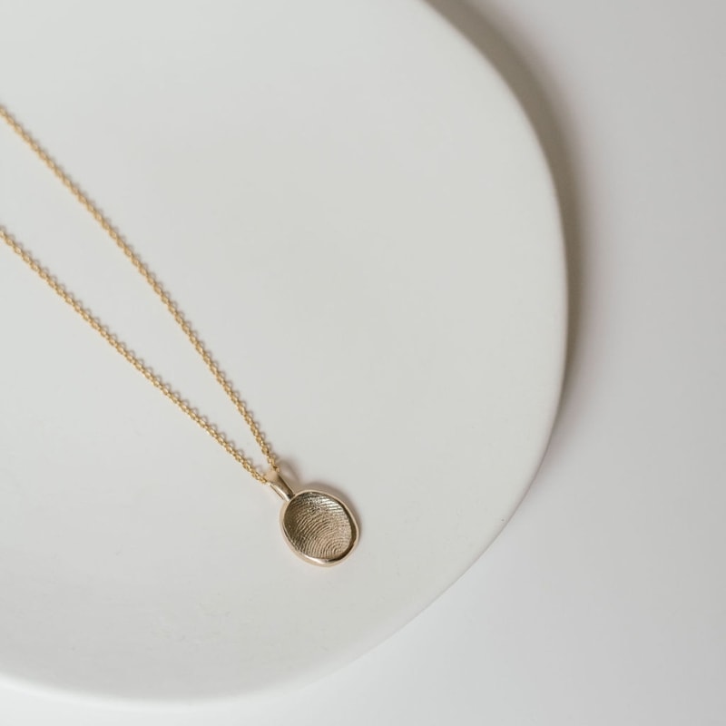 Personalised Fingerprint Necklace - Image 4