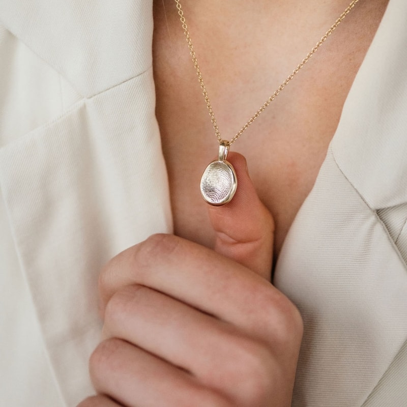 Personalised Fingerprint Necklace - Image 2