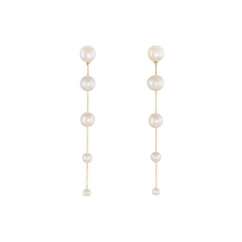 Fading Pearl Drop Earrings - Image 6