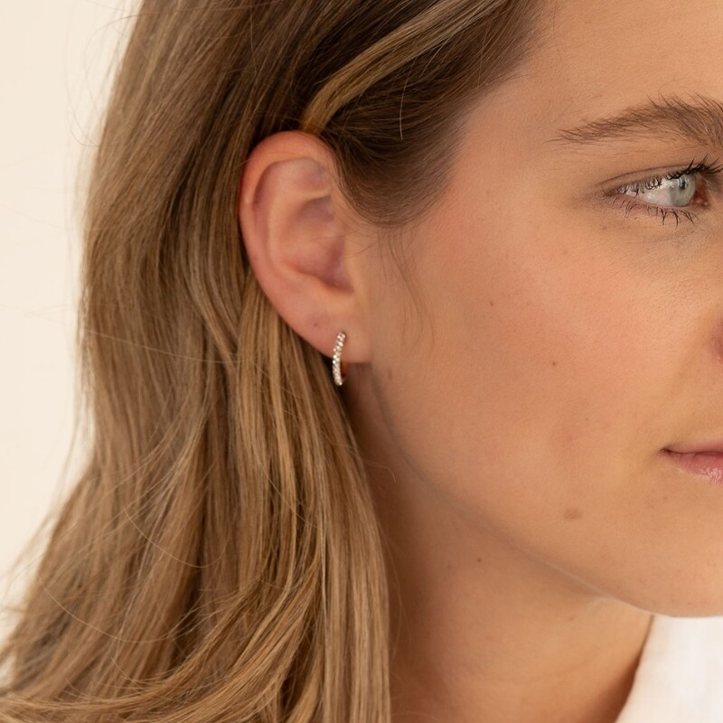Swarovski Hoop Earrings