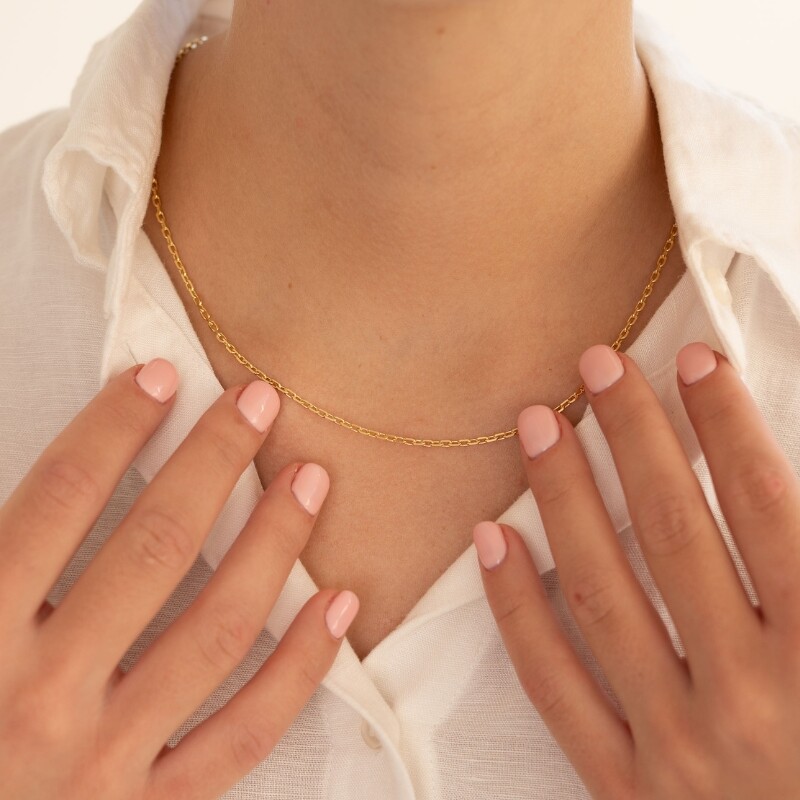 Anchor Link Necklace - Image 3