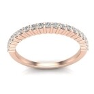 Dainty Half Eternity Ring - Image 11