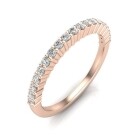 Dainty Half Eternity Ring - Image 12