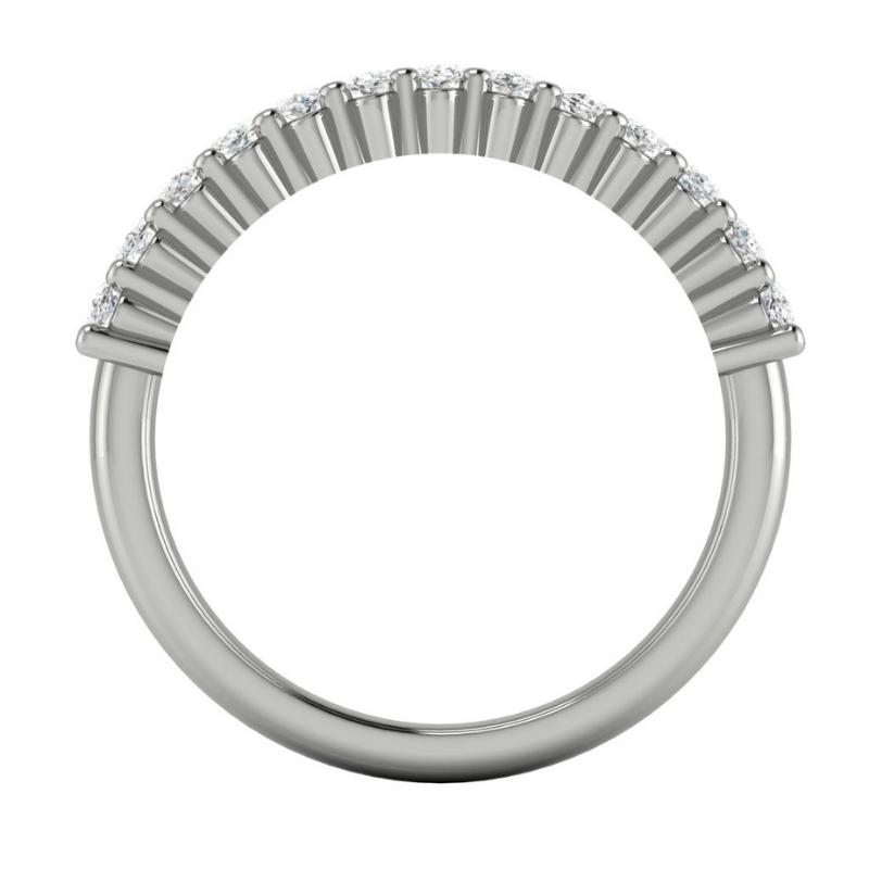 Oval Half Eternity Band - Image 8
