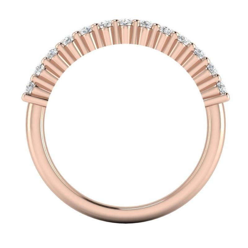 Oval Half Eternity Band - Image 13