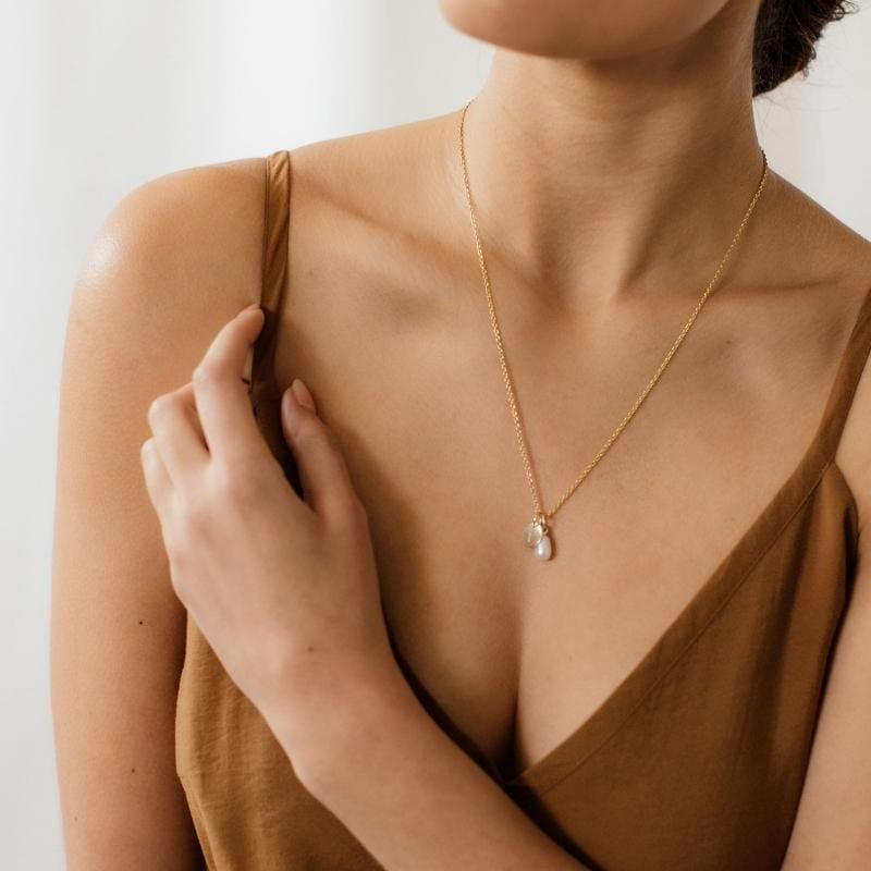 Personalised Initial Necklace - 9k Gold or Rose Gold