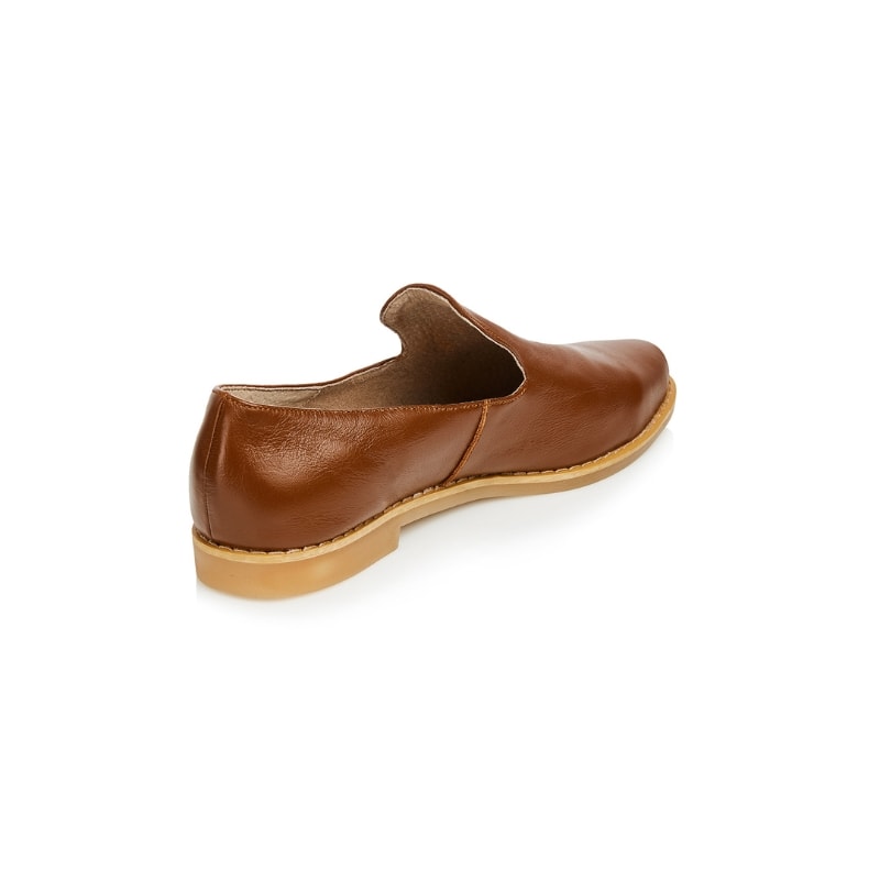 French Leather Loafers - Tan - Image 6